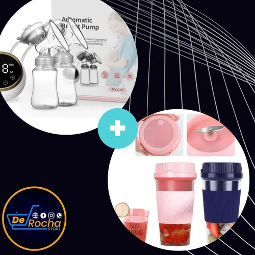 Combo Extractor de Leche Materna + Extractor de Jugo Portátil