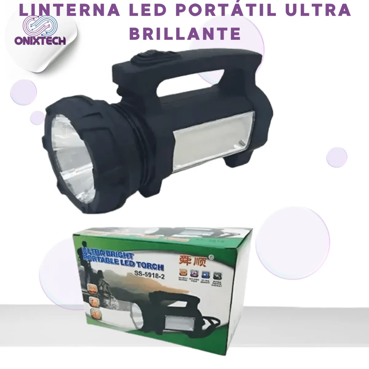 Linterna LED Portátil Ultra Brillante