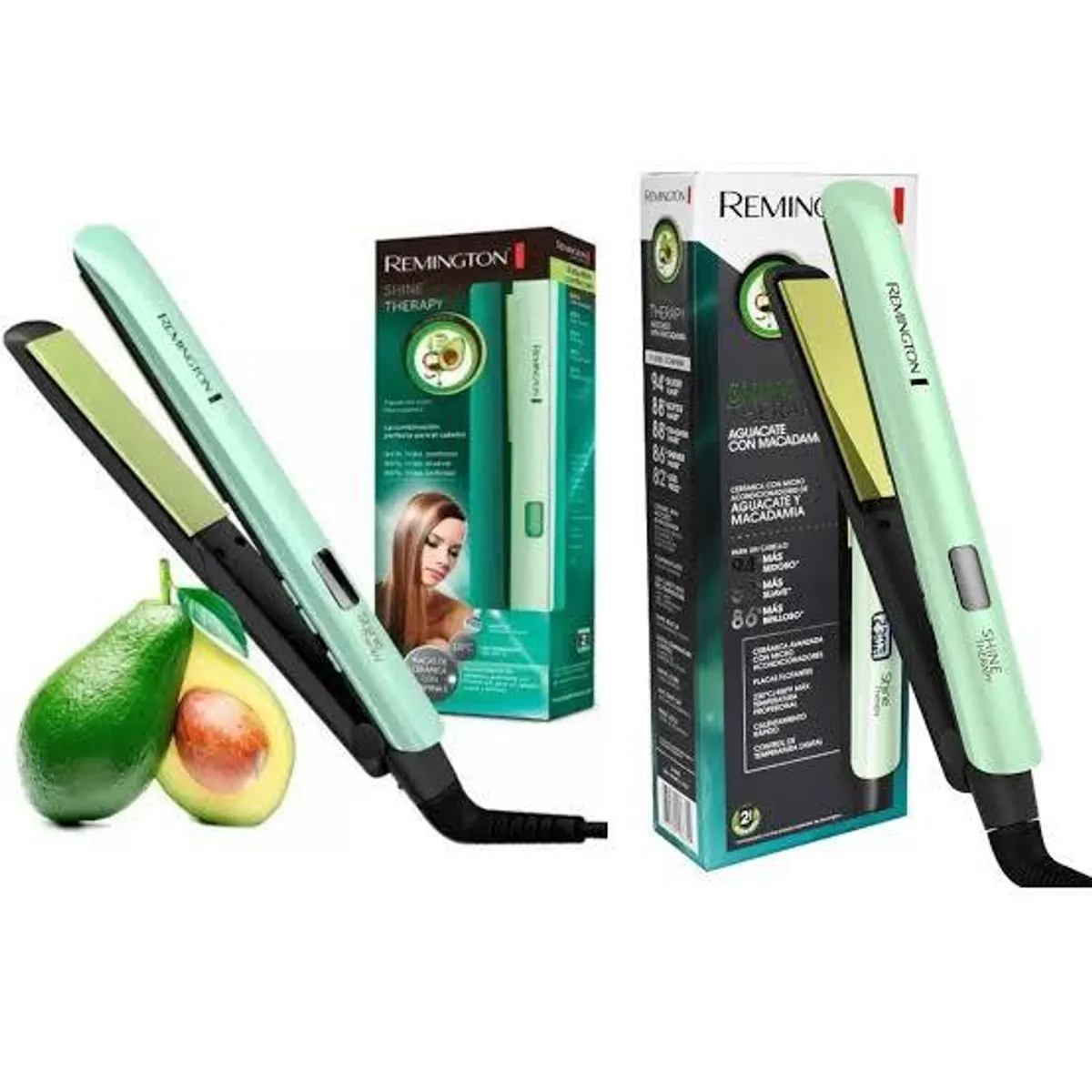 Plancha para Cabello Cerámica Aguacate y Macadamia